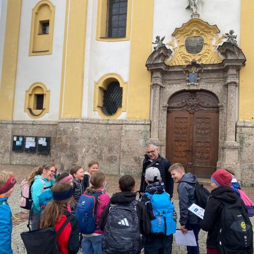 vor der Basilika Wilten 